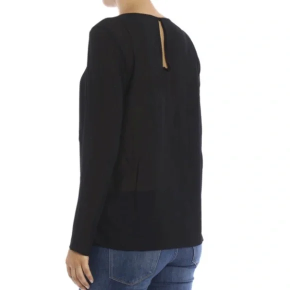 Michael Kors Black Pleated Blouse - Picture 3 of 10